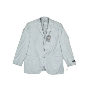 NEW Bocaccio Uomo Men's Gray Stretch Suit Blazer Jacket Size 40R NWT
